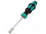 Screwdriver: universal-set | Phillips,Pozidriv&reg;,slot | 1/4" | 6pcs.