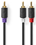 Cable Nedis 1x RCA - 2x RCA Subwoofer 3m