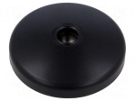 Foot | without rubber underlay,self-aligning | Base dia: 79mm