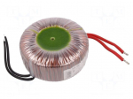 Transformer: toroidal | 200VA | 230VAC | 12V | 16.66A | 2.1kg | &Oslash;: 112mm