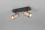Trio Gillan spotlight 2-pc GU10 coffee brown gaismeklis 814500265 4017807640434