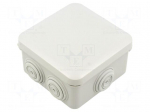 Enclosure: junction box | X: 94mm | Y: 94mm | Z: 52mm | plastic | IP55