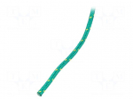 Rope | polypropylene | &Oslash;rope: 4mm | L: 50m | with a core | green