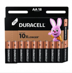 18 x Duracell Basic LR6 AA alkaline battery (blister)