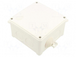 Enclosure: junction box | X: 118mm | Y: 118mm | Z: 68mm | wall mount