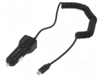 Automotive power supply | USB A socket,USB micro plug | 5V/3,4A