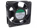 Fan: AC | axial | 230VAC | 120x120x38mm | 122(&plusmn;10%)m3/h | 37dBA | 2150rpm