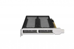 Icy Dock MB842MP-B storage drive enclosure SSD enclosure Black, Silver M.2
