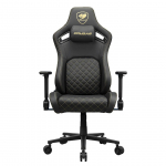 COUGAR CGR-DFL-GLB PC gaming chair Upholstered padded seat Black, Gold