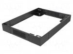 Cabinet socle | black | Standard: 19" | Y: 100mm | X: 600mm | Z: 600mm