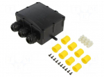 Connector: AC supply | screw terminal | IP68 | Body: black