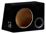 Car loudspeaker enclosure | MDF | black | textil | 40l | 300mm
