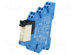 Relay: interface | DPDT | Ucoil: 24VAC,24VDC | 8A/250VAC | 8A/24VDC