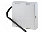 Heat shrink sleeve | glueless | 2: 1 | 25.4mm | black | polyolefine