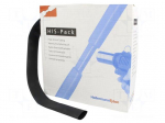 Heat shrink sleeve | 2: 1 | 19.1mm | L: 5m | black | Wall thick: 0.8mm