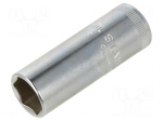 Socket: 6-angles | socket spanner | 13mm | 1/4" | steel | 40L