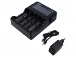 Charger: microprocessor-based | Li-Ion | 1A | Cells quantity: 4