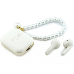 Guess Pearl Strap Earphones TWS / white