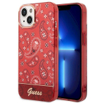 Guess GUHCP14SHGBNHR Hardcase Bandana Paisley for iPhone 14 / 15 / 13 6.1" / red