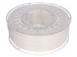 Filament: ABS+ | 1.75mm | white | Printing temp: 230&divide;240&deg;C | 1kg