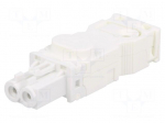 Cab.accessories: female plug | Series: 025 | Conform to: UL,VDE