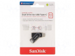 Pendrive | USB 3.1 | 64GB | 150MB/s | USB A,USB C | DUAL DRIVE GO
