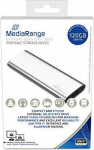 MediaRange 120 GB, external SSD&nbsp;(silver, USB-C 3.2 (10 Gbit / s), external)