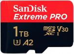 SanDisk Extreme PRO 1 TB microSDXC, memory card (UHS-I U3, Class 10, V30, A2)
