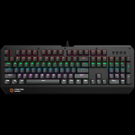 CANYON Hazard GK-6  Wired multimedia gaming keyboard with lighting effect  108pcs rainbow LED  Numbers 104keys  RU+EN double injection layou