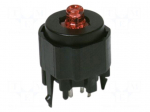 Switch: keypad | Pos: 2 | SPST-NO | 0.1A/30VDC | OFF-(ON) | IP40 | 10G&Omega;