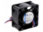 Fan: DC | axial | 40x40x20mm | 10m3/h | 18dBA | slide bearing | 6000rpm