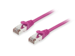 Equip Cat.6A S/FTP Patch Cable, Purple, 25m