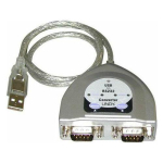LINDY USB RS232 2-pordiline konverter