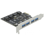 Kontroller Delock PCIe 2.0 x1 - 4x USB 3.2 Gen 1 (90509)