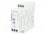 Timer | 0,05s&divide;10days | SPDT | 250VAC/16A | 24&divide;240VAC | 24&divide;240VDC | DIN