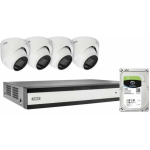 Salvestusseade Abus ABUS ABUS TVVR33843D 8-kanaliline h&uuml;briidne analoogseadmete komplekt TVVR33843D IP-j&auml;relevalve komplekt lairibaga 2960 x 1665 pikslit