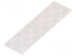 Reflector | self-adhesive | Body dimensions: 35x10x0.6mm
