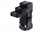 Relays accessories: socket | PIN: 8 | Mounting: DIN | 10A | 250VAC