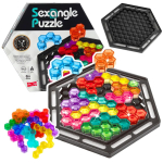 M&auml;nguala | PC | Konsoolid | Tarvikud // Harivad m&auml;nguasjad | Interaktiivsed | Loomingulised | Kunstilised // Łamigł&oacute;wka Logiczna Sexangle Puzzle Tetris 16 Klock&oacute;w 112 Zadań