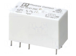 Relay: miniature | Ucoil: 48VDC | DPDT | Icontacts max: 8A | max.250VAC
