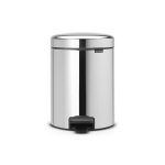 Other small household appliances brabantia  BRABANTIA atkritumu tvertne ar pedāli NewIcon  5 l  Brilliant Steel 112621