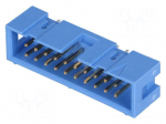 Socket | IDC | male | PIN: 20 | straight | THT | gold-plated | 2.54mm