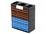Splice terminal: distribution block | ways: 2 | terminals: 40 | TS35