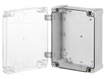 Enclosure: multipurpose | X: 190mm | Y: 240mm | Z: 105mm | ZP | light grey