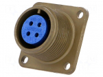 Connector: circular | Series: 97 | socket | female | PIN: 4 | soldering