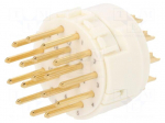 Connector: M23 | PIN: 17 | male | soldering | 160V | 8A | Series: Han M23