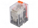 Relay: electromagnetic | 4PDT | Ucoil: 110VAC | 5A/250VAC | 5A/30VDC