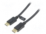 Cable | DisplayPort 1.2 | DisplayPort plug,both sides | 20m | black