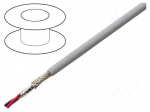 Wire | EcoCable Mini | 2x20AWG | MPPE | dark grey | 300V | 30,5m