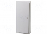 Enclosure: for modular components | IP30 | light grey | steel | IK08